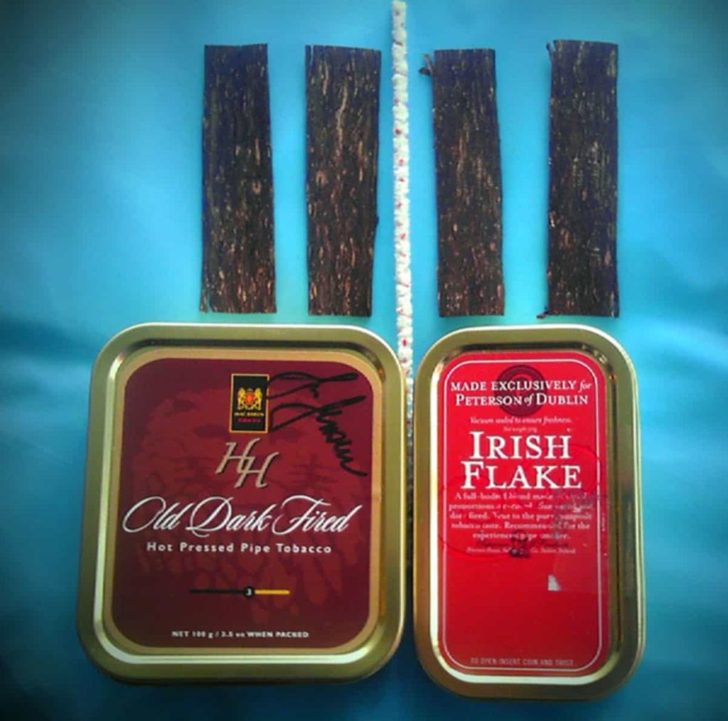 A collection of dark-fired Latakia tobacco blends
